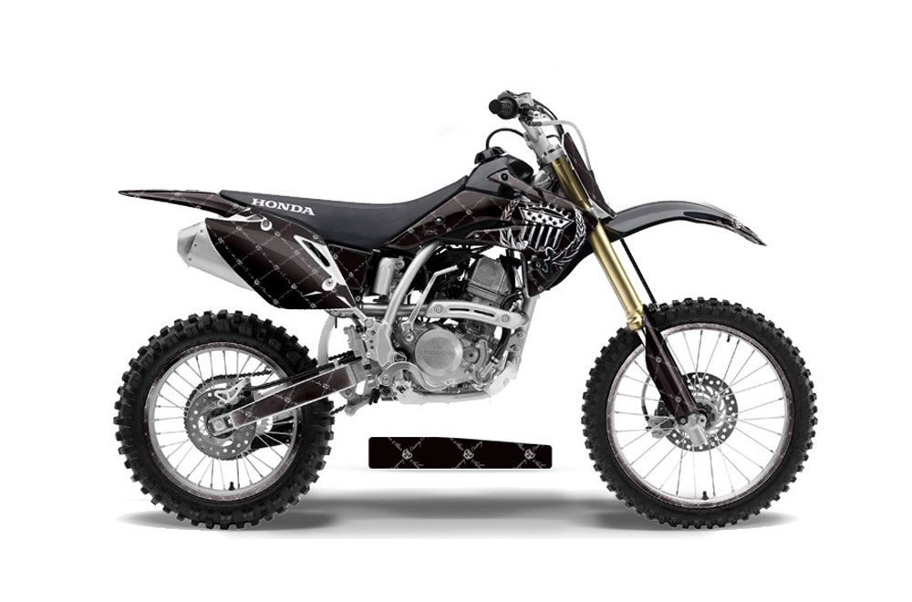 Honda CRF150 R Dirt Bike Graphic Kit - 2007-2016 Silver Star - Reloaded Chrome