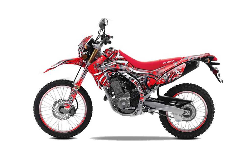 Honda CRF250 L Enduro Dirt Bike Graphic Kit - 2013-2016 Deaden Red