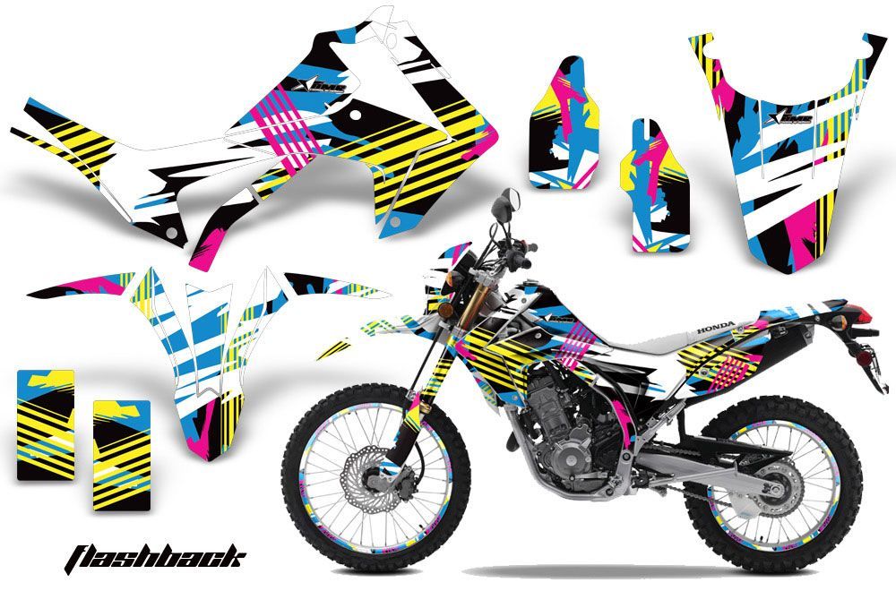 Honda CRF250 M Enduro Dirt Bike Graphic Kit - 2013-2016 Flashback