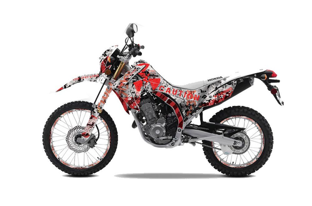 Honda CRF250 M Enduro Dirt Bike Graphic Kit - 2013-2016 Meltdown Red