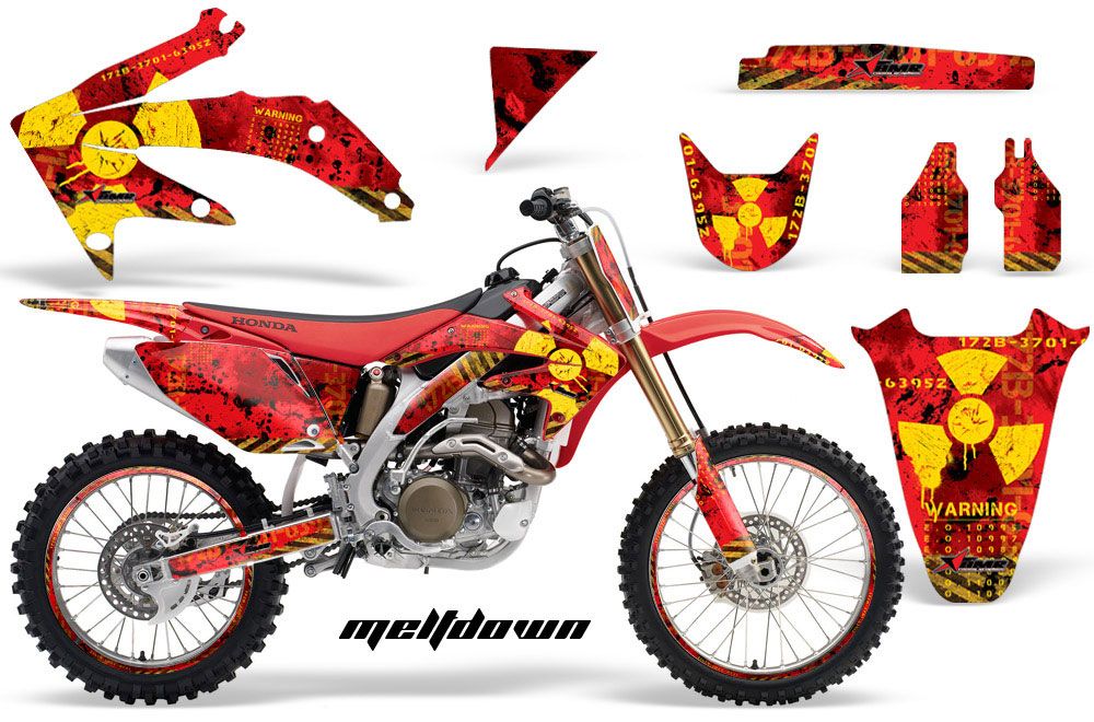 Honda CRF450 R Dirt Bike Custom Graphic Kit - 2002-2012