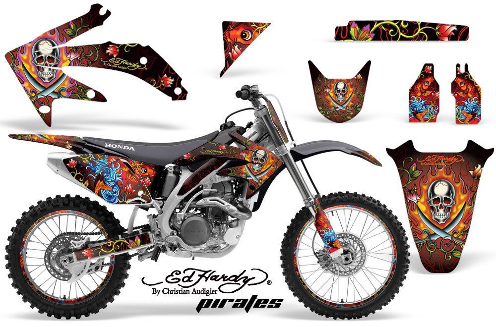 Honda CRF450 R Dirt Bike Custom Graphic Kit - 2002-2012