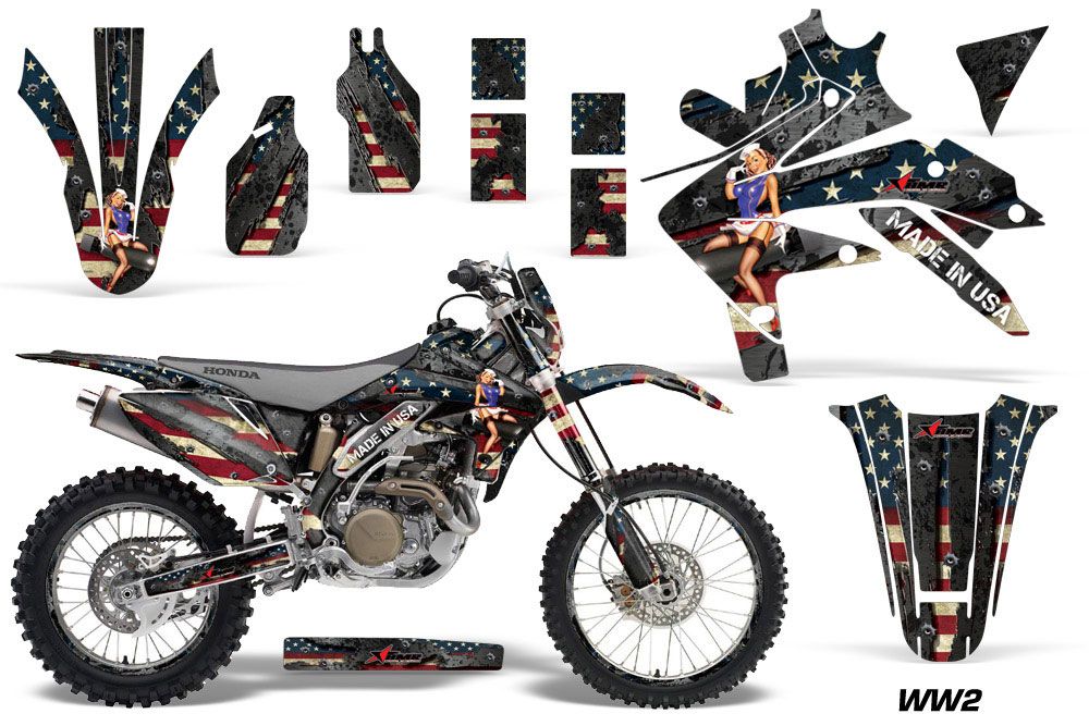 Honda CRF450 X Dirt Bike Custom Graphic Kit - 2005-2016