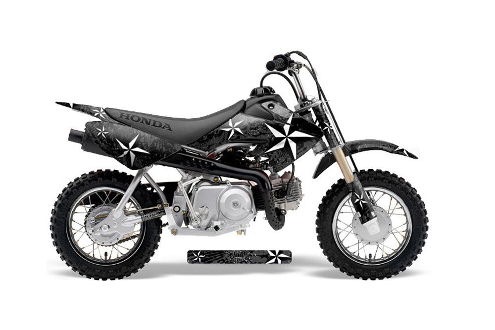 Honda CRF50 Dirt Bike Graphic Kit - 2004-2013 Northstar Black