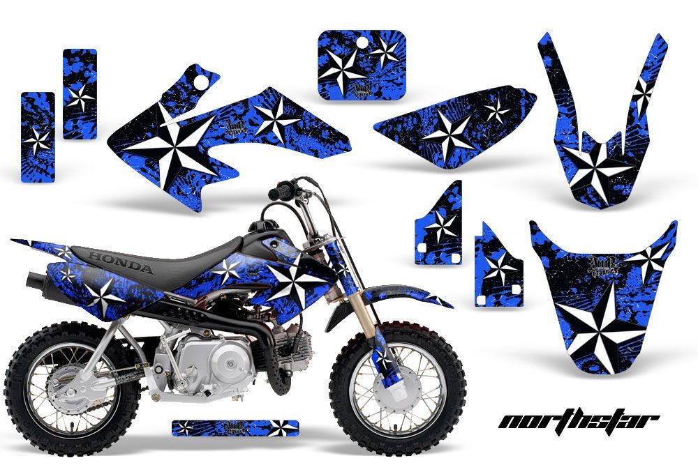 Honda CRF50 Dirt Bike Graphic Kit - 2004-2013 Northstar Blue