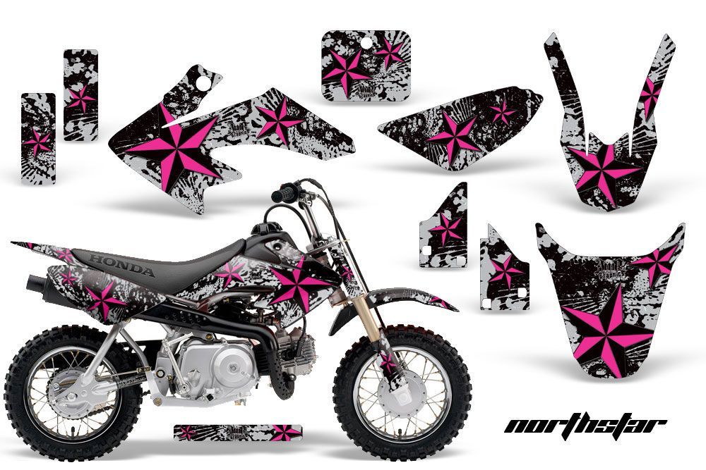 Honda CRF50 Dirt Bike Graphic Kit - 2004-2013 Northstar Pink