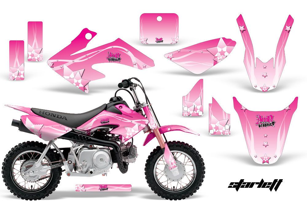 Honda CRF50 Dirt Bike Graphic Kit - 2004-2013 Starlett Pink