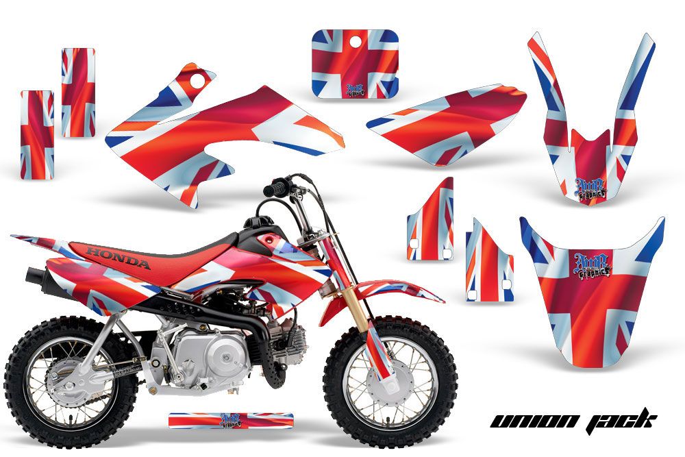 Honda CRF50 Dirt Bike Graphic Kit - 2004-2013 Union Jack