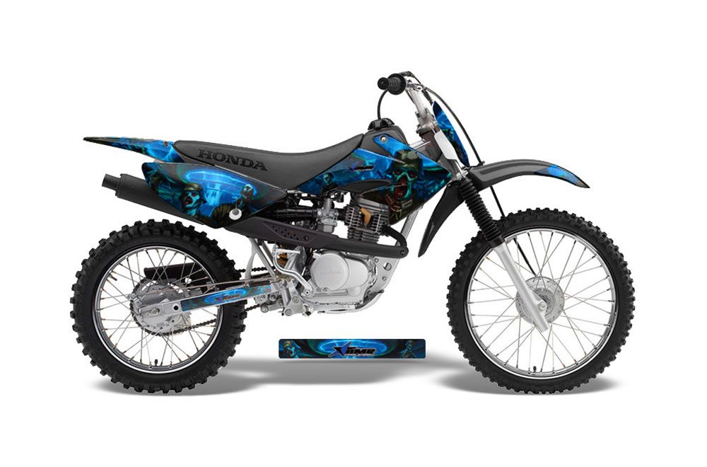 Honda CRF70 Dirt Bike Graphic Kit - 2004-2015 Zombie Trooper