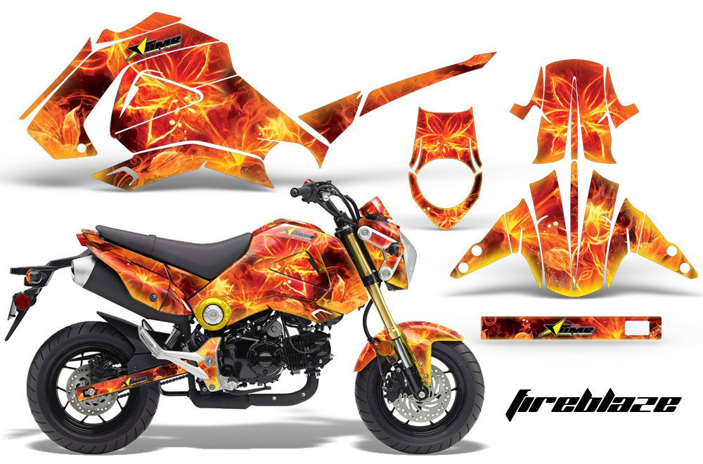 Honda Grom 125 Dirt Bike Custom Graphic Kit - 2013-2016