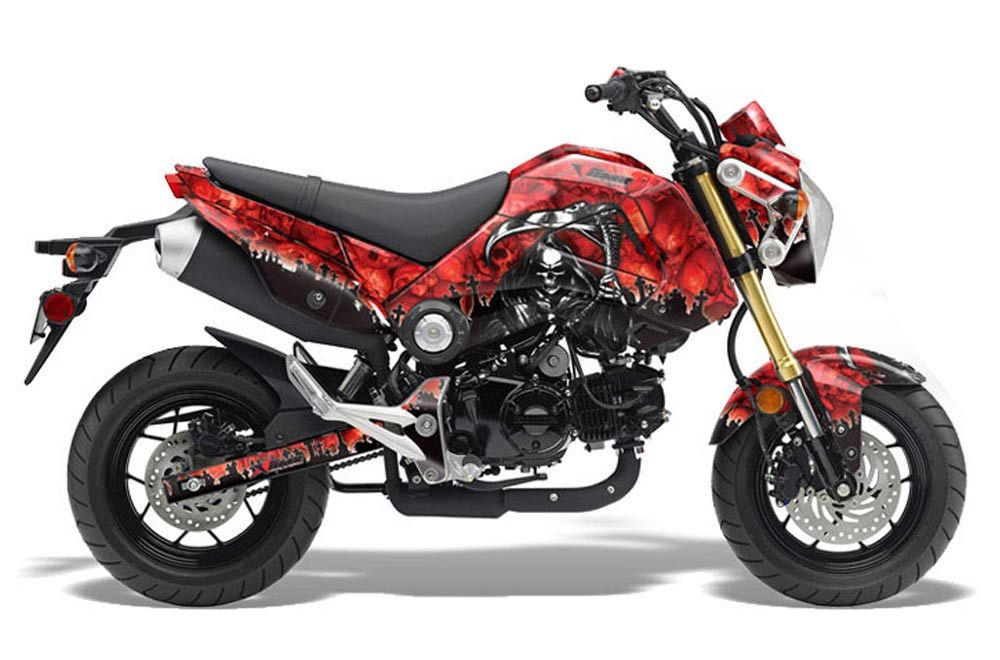 Honda Grom 125 Dirt Bike Graphic Kit - 2013-2016 Reaper Red