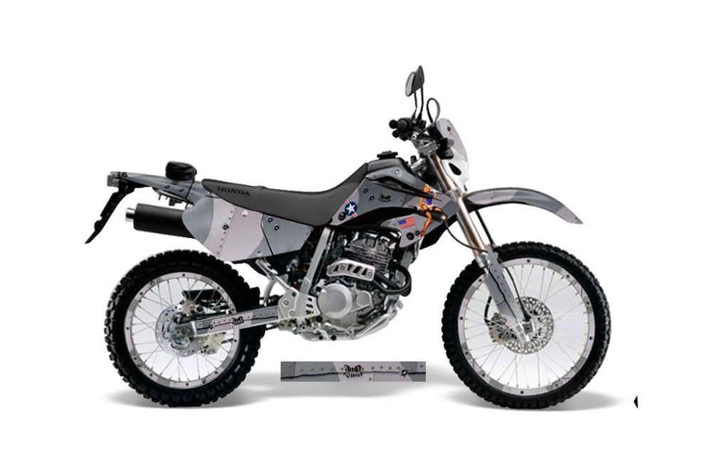 Honda XR250 SM Dirt Bike Graphic Kit - 2003-2005 T Bomber Black