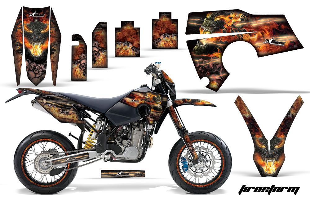 Husaberg FS / FE Dirt Bike Custom Graphic Kit - 2006-2008