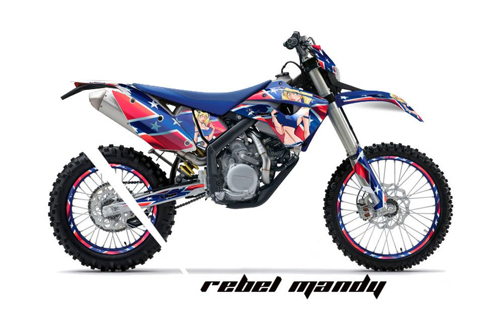 Husaberg FS / FE 450 Dirt Bike Graphic Kit - 2009-2012 Rebel Mandy