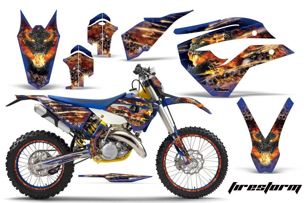 Husaberg TE 125 Dirt Bike Custom Graphic Kit - 2011-2012