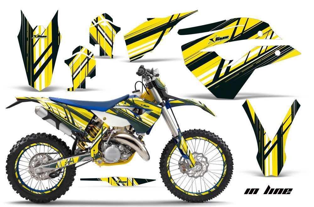 Husaberg TE 125 Dirt Bike Custom Graphic Kit - 2011-2012