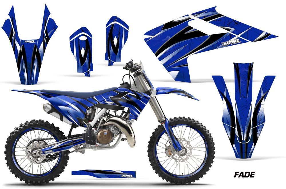 Husqvarna TC 125 Dirt Bike Graphic Kit - 2016-2017 Fade Blue