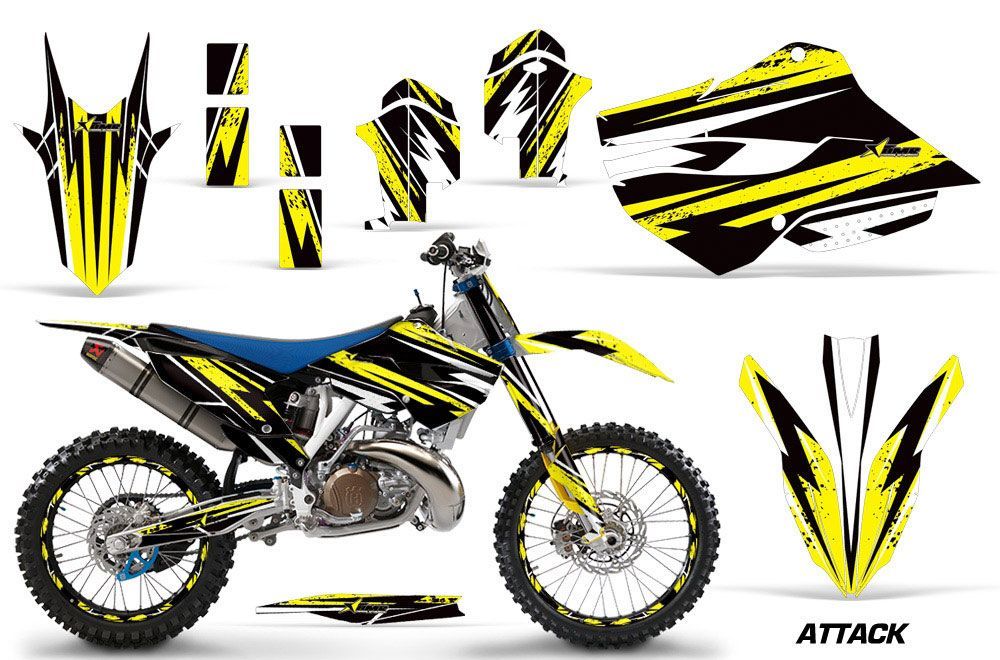 Husqvarna TC / FC 300 Dirt Bike Custom Graphic Kit - 2014-2016