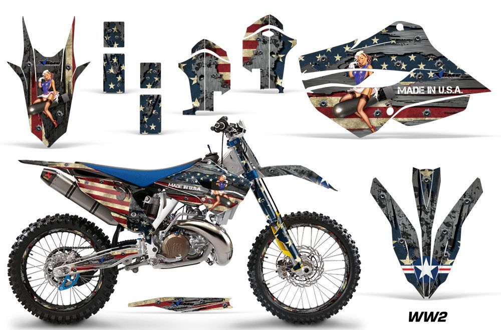 Husqvarna TC / FC 300 Dirt Bike Custom Graphic Kit - 2014-2016