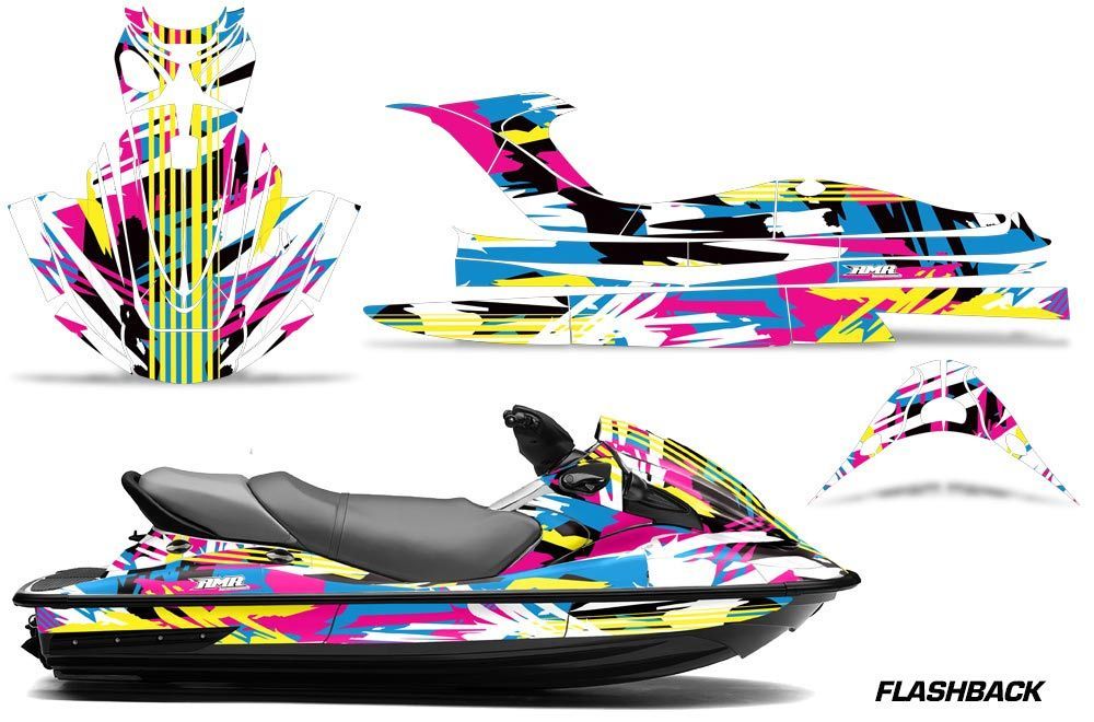 Kawasaki STX 15F Jet Ski Graphic Kit 2003-2018 Flashback