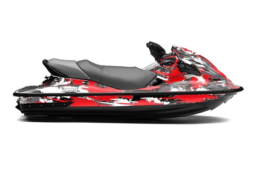 Kawasaki STX 15F Jet Ski Graphic Kit 2003-2018 Street Star Red