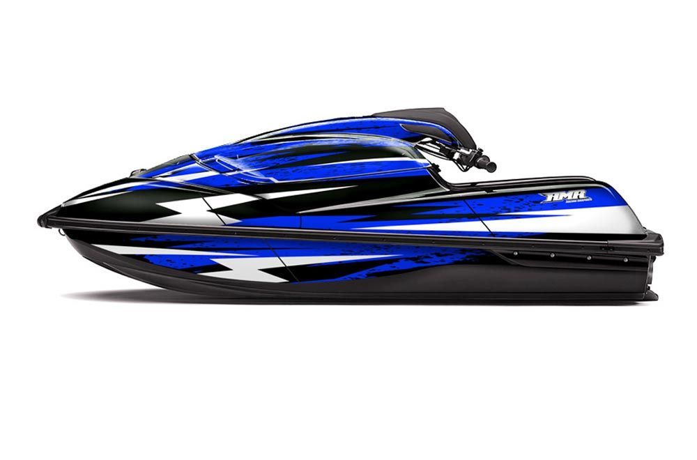 Kawasaki SX-R SXR JS1500 Jet Ski Graphic Kawi Kit 2017-2020 Attack Blue