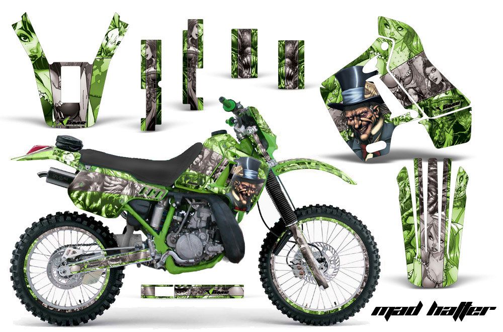 Kawasaki KDX200 Dirt Bike Custom Graphic Kit - 1989-1994