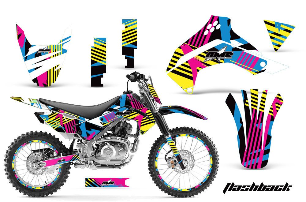 Kawasaki KLX140 Dirt Bike Custom Graphic Kit - 2008-2021