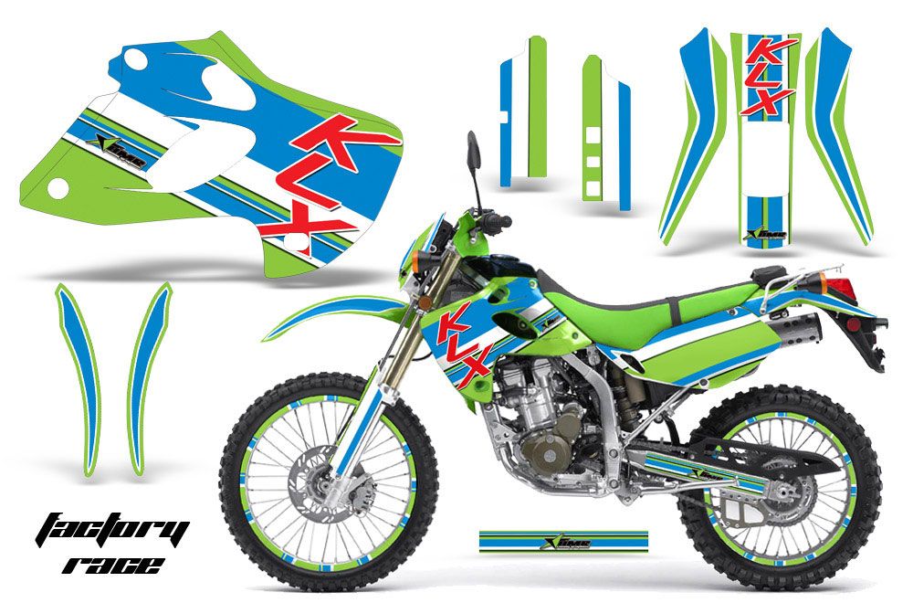 Kawasaki KLX250 Dirt Bike Custom Graphic Kit - 1998-2003