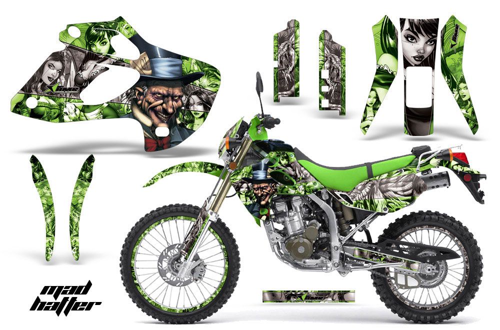 Kawasaki KLX250 Dirt Bike Custom Graphic Kit - 1998-2003
