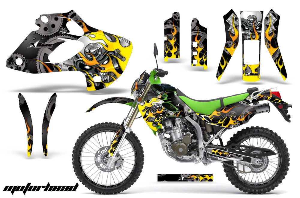 Kawasaki KLX250 Dirt Bike Custom Graphic Kit - 1998-2003