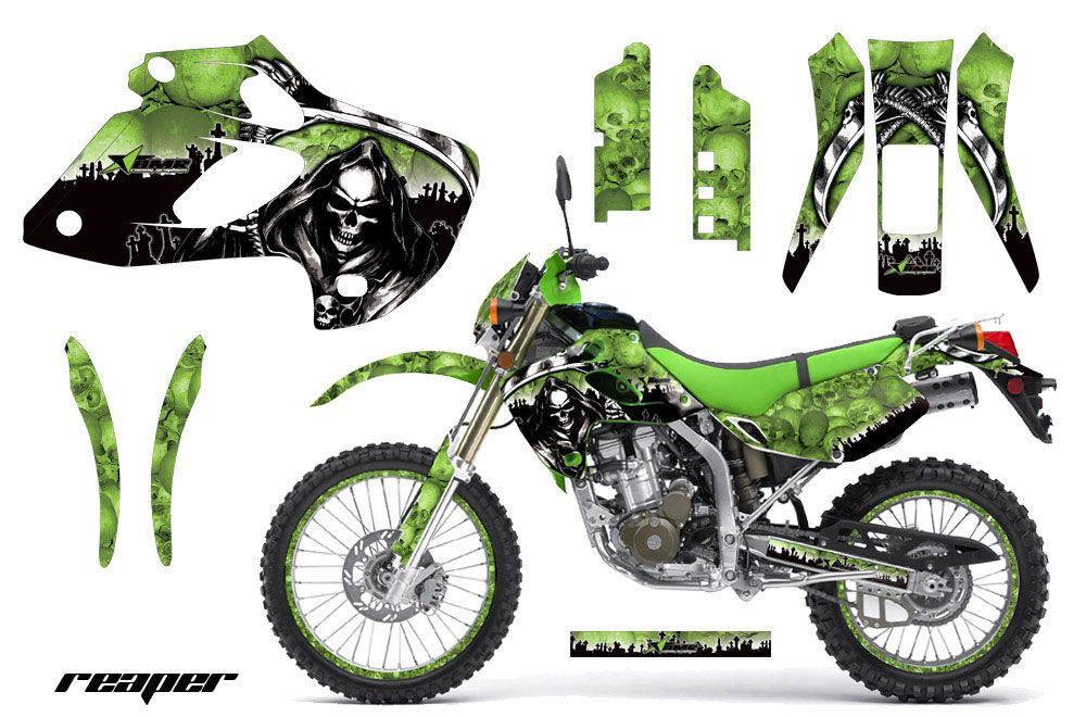 Kawasaki KLX250 Dirt Bike Custom Graphic Kit - 1998-2003