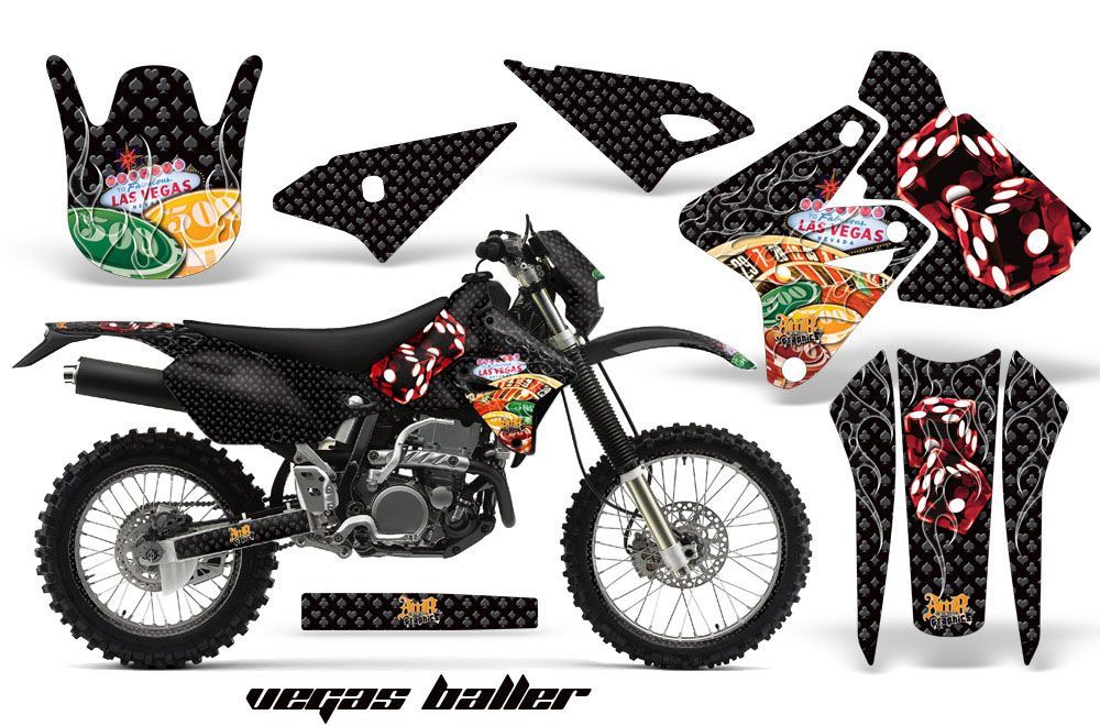 Kawasaki KLX400 Dirt Bike Custom Graphic Kit - 2000-2016