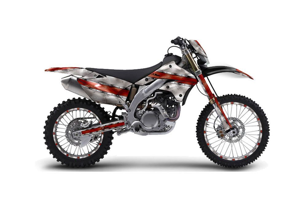 Kawasaki KLX450 Enduro Dirt Bike Graphic Kit - 2008-2016 Bullet Proof