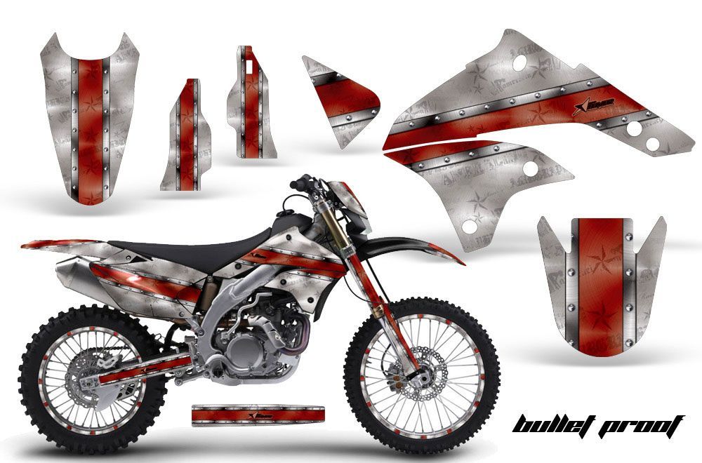 Kawasaki KLX450 Enduro Dirt Bike Graphic Kit - 2008-2016 Bullet Proof