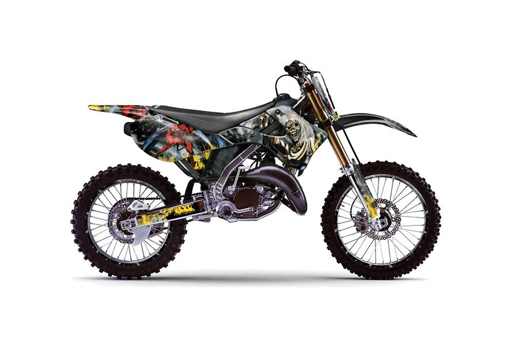 Kawasaki KX250 Dirt Bike Graphic Kit - 1999-2002 Number of the Beast