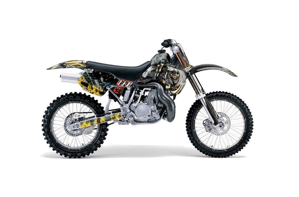 Kawasaki KX500 Dirt Bike Graphic Kit - 1988-2004 Number of the Beast