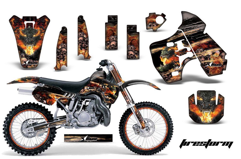Kawasaki KX500 Dirt Bike Custom Graphic Kit - 1988-2004