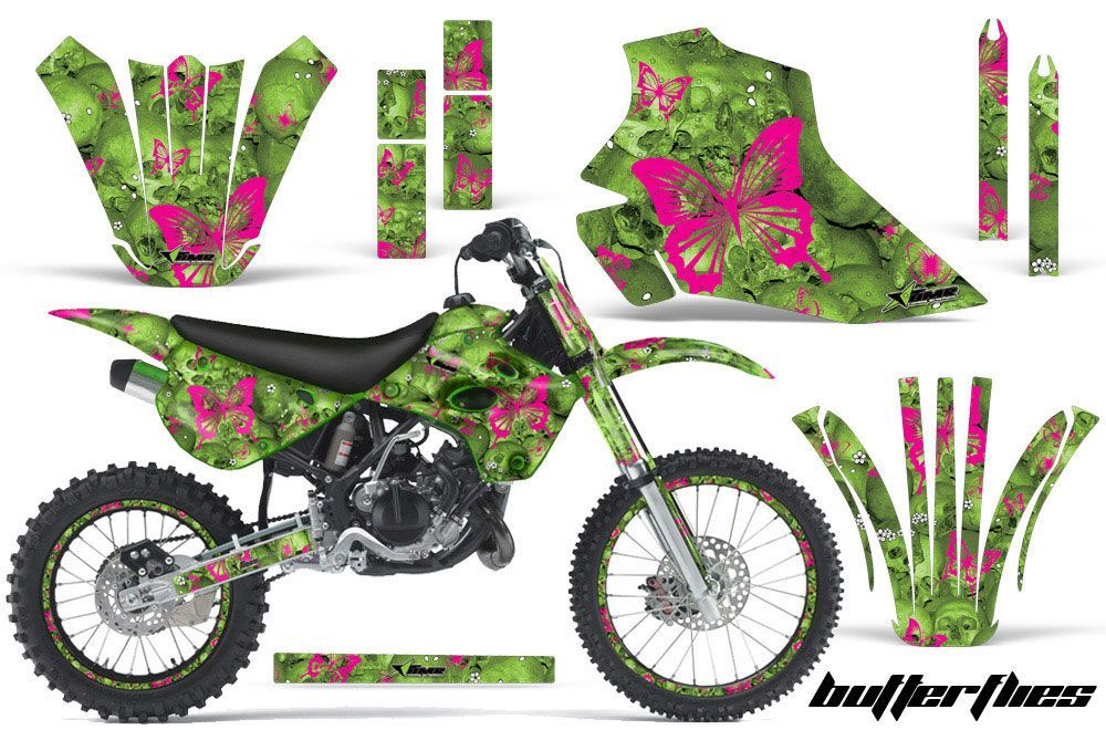 Kawasaki KX80 Dirt Bike Custom Graphic Kit - 1995-1997