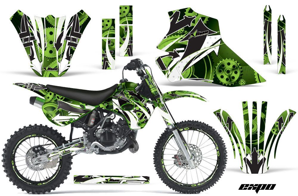 Kawasaki KX80 Dirt Bike Custom Graphic Kit - 1995-1997