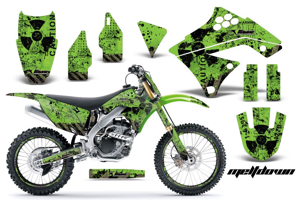 Kawasaki KXF250 Dirt Bike Custom Graphic Kit - 2009-2012