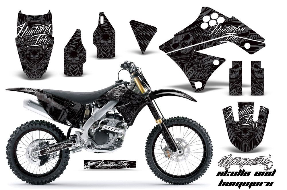 Kawasaki KXF250 Dirt Bike Custom Graphic Kit - 2009-2012