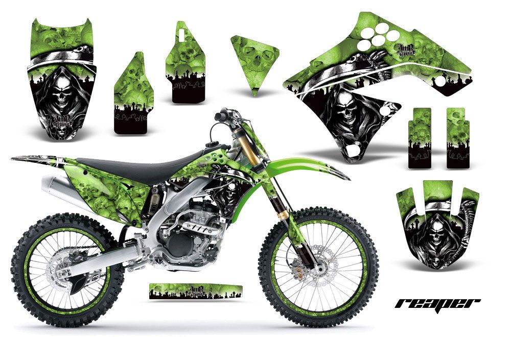 Kawasaki KXF250 Dirt Bike Custom Graphic Kit - 2009-2012