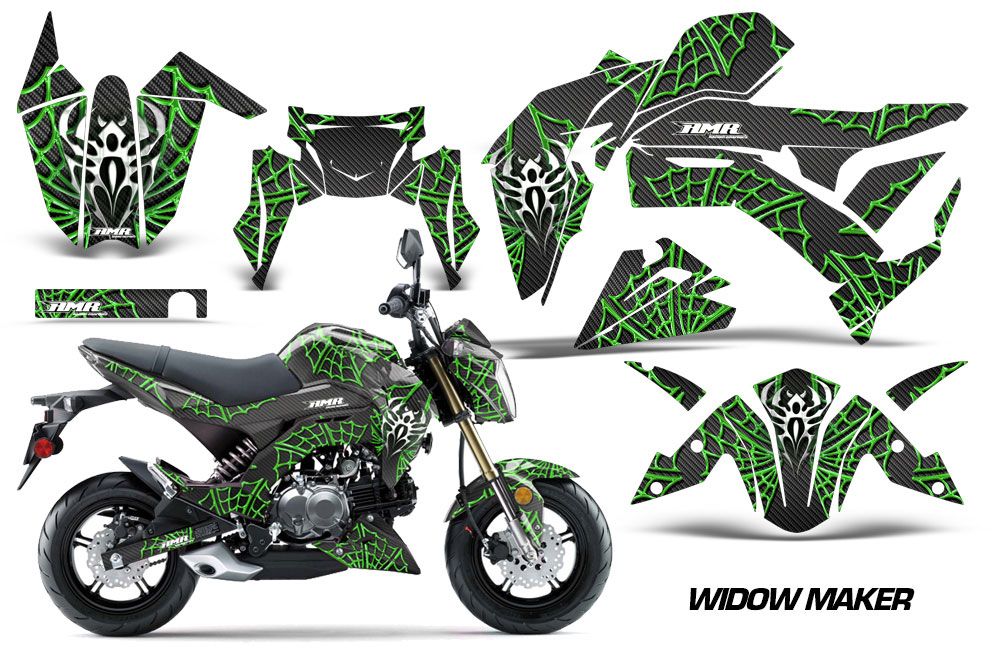 Kawasaki Z125 Pro Dirt Bike Custom Graphic Kit - 2017-2021