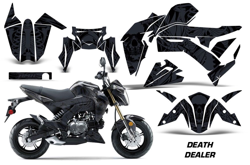 Kawasaki Z125 Pro Dirt Bike Custom Graphic Kit - 2017-2021
