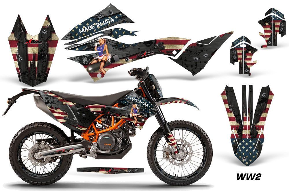 KTM Adventure 690 Enduro R Dirt Bike Graphic Kit - 2012-2018 WW2