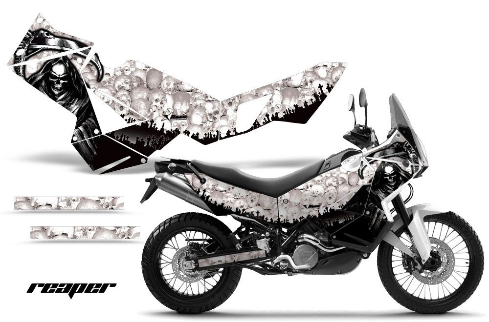 KTM Adventure 990 Sport Dirt Bike Graphic Kit - 2006-2013 Reaper White