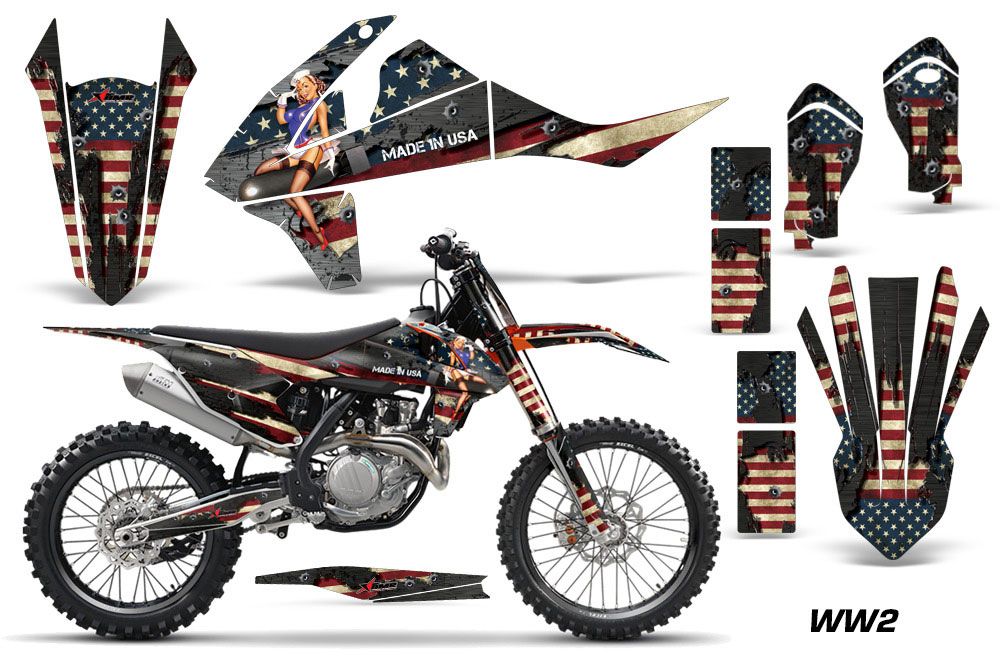 KTM C10 SX / SX-F / XC-4 Dirt Bike Custom Graphic Kit - 2016-2020