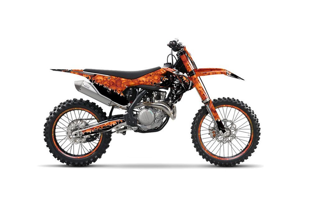 KTM C10 SX / SX-F / XC-F Dirt Bike Graphic Kit - 2016-2020 Reaper Orange