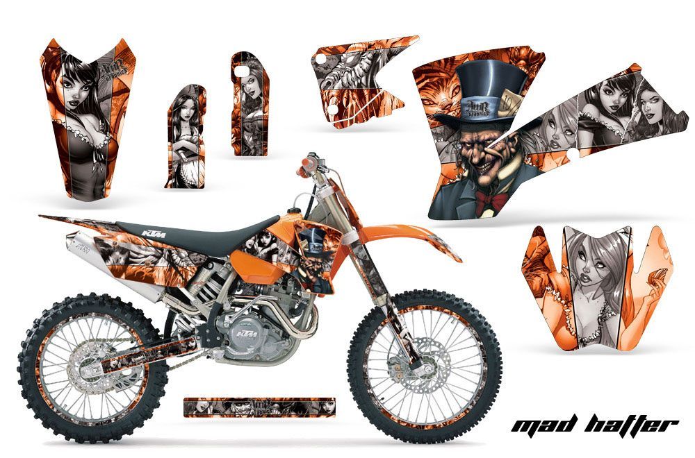 KTM C1 SX Dirt Bike Custom Graphic Kit - 2001-2004